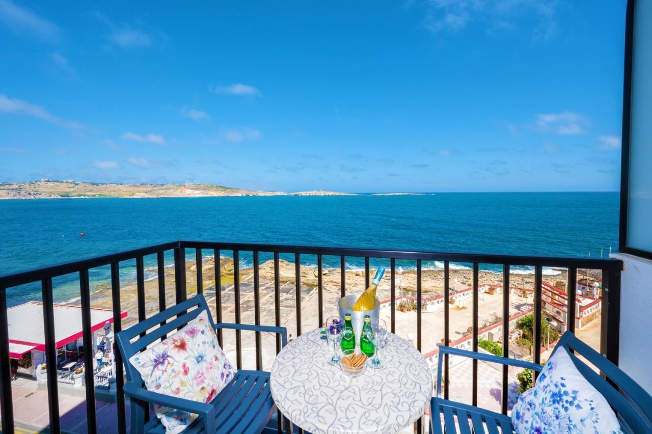 Islet Promenade Seafront Family Apartment With 2 Balconies By Getawaysmalta St. Paul's Bay Exteriör bild